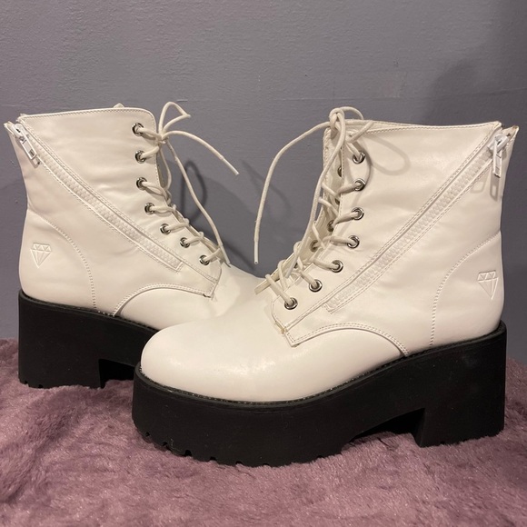 Rock & Candy Chunky Heel Platform Boots - Picture 1 of 7